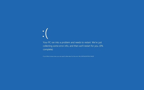 Новый экран смерти Windows 8