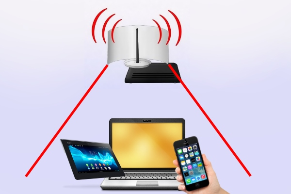 Зона действия усилителя сигнала Wi-Fi